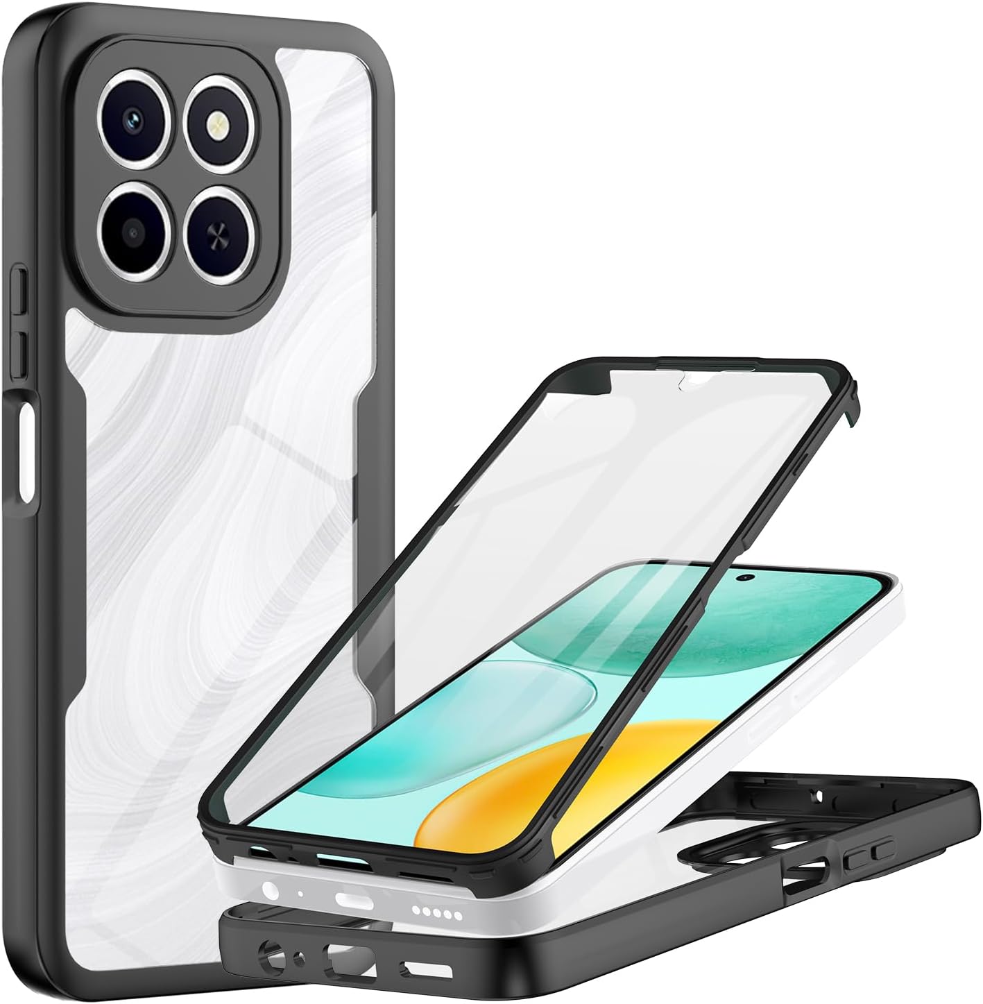 Honor X6c Case 360 Full Body Screen Protector Cover