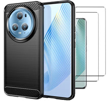 Honor Magic 5 Pro Case Carbon Fibre  And Glass Screen Protector