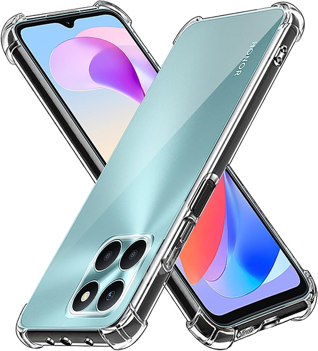 Honor X6a Case Clear Silicone Shockproof Gel Phone Cover