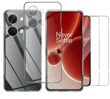 OnePlus Nord 3 Case Clear Phone Cover & Screen Protector