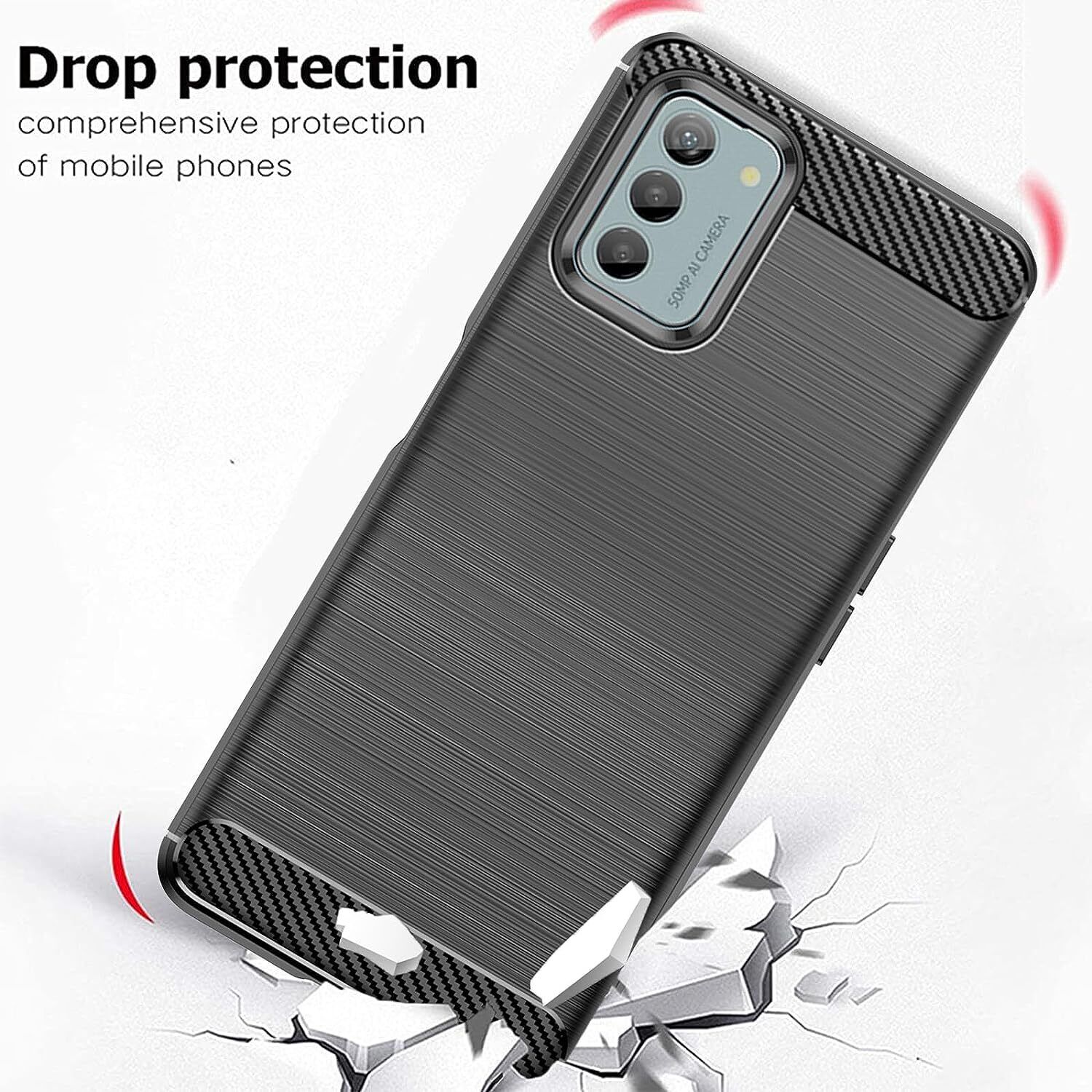 Nokia G42 Case Carbon Fibre & Screen Protector