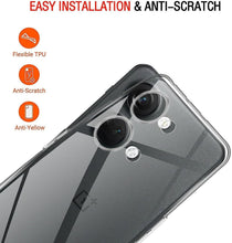 OnePlus Nord 3 Case Clear Phone Cover & Screen Protector