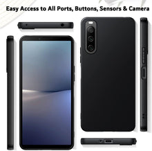 Sony Xperia 10 V Case Black Gel Phone Cover And Screen Protector
