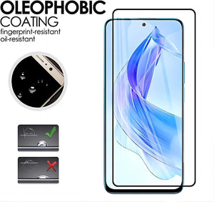Honor 90 Lite Screen Protector Glass Full Cover [2 Pack]