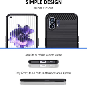 Nothing Phone 2 Case Carbon Fibre Phone Cover