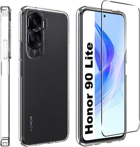 Honor 90 Lite Case Clear Phone Cover & Screen Protector