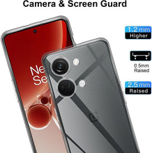 OnePlus Nord 3 Case Clear Phone Cover & Screen Protector
