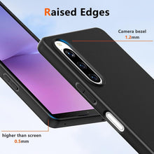 Sony Xperia 10 V Case Black Gel Phone Cover And Screen Protector