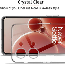 OnePlus Nord 3 Case Clear Phone Cover & Screen Protector