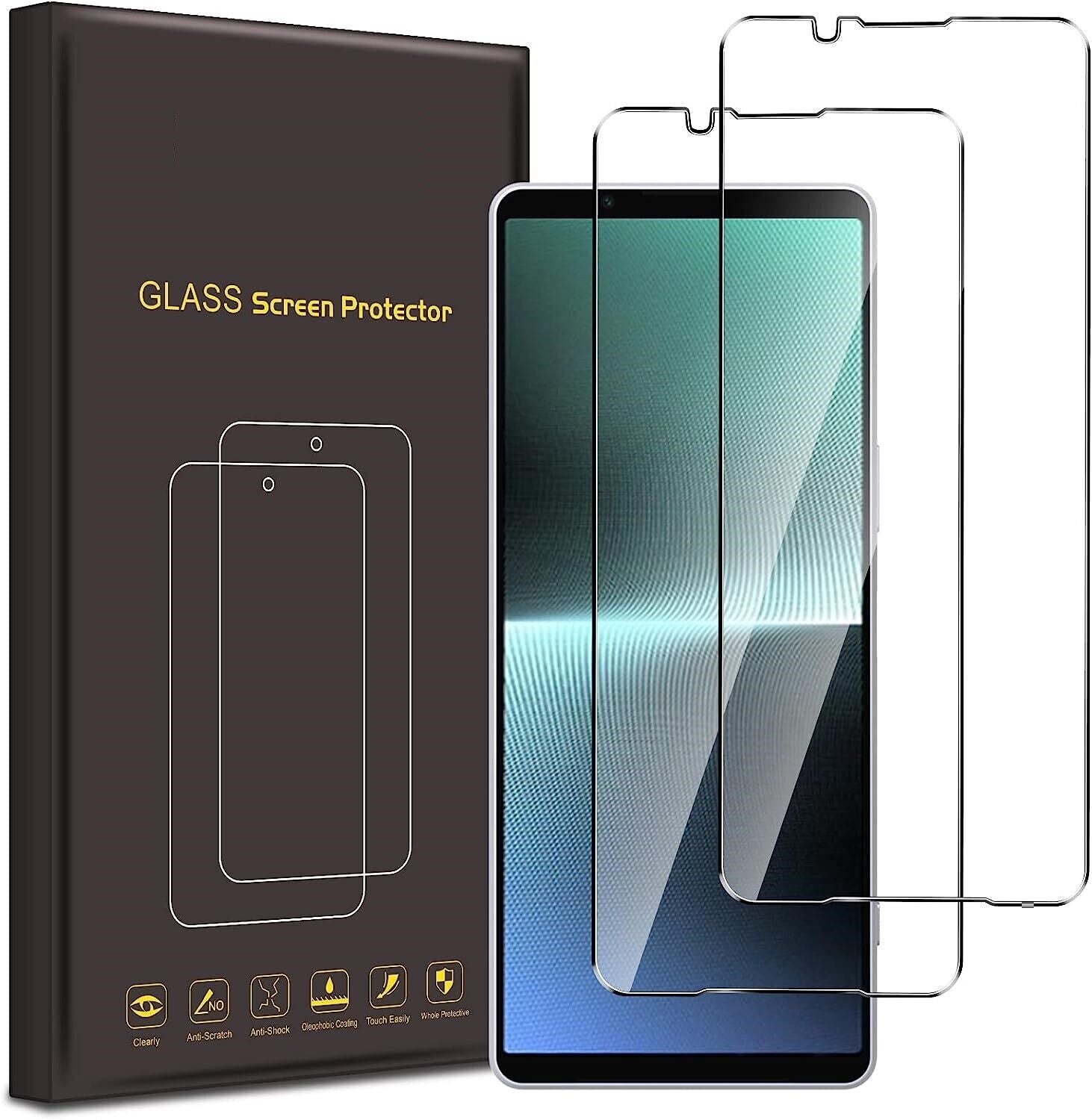 Sony Xperia 1 V Screen Protector Glass [2 Pack]