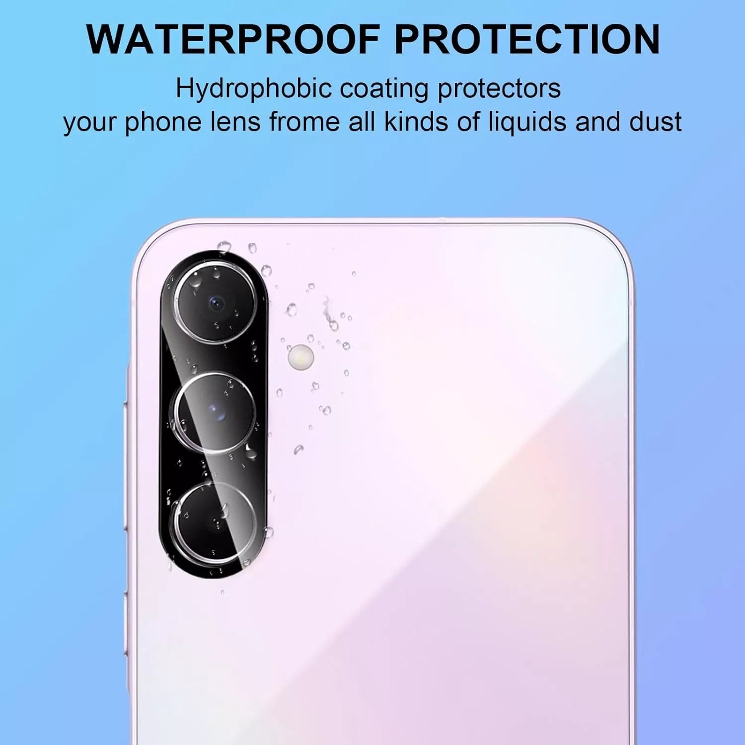 Samsung Galaxy A35 Camera Lens Glass Protector Black