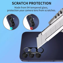 Samsung Galaxy A15 Camera Lens Glass Protector Black