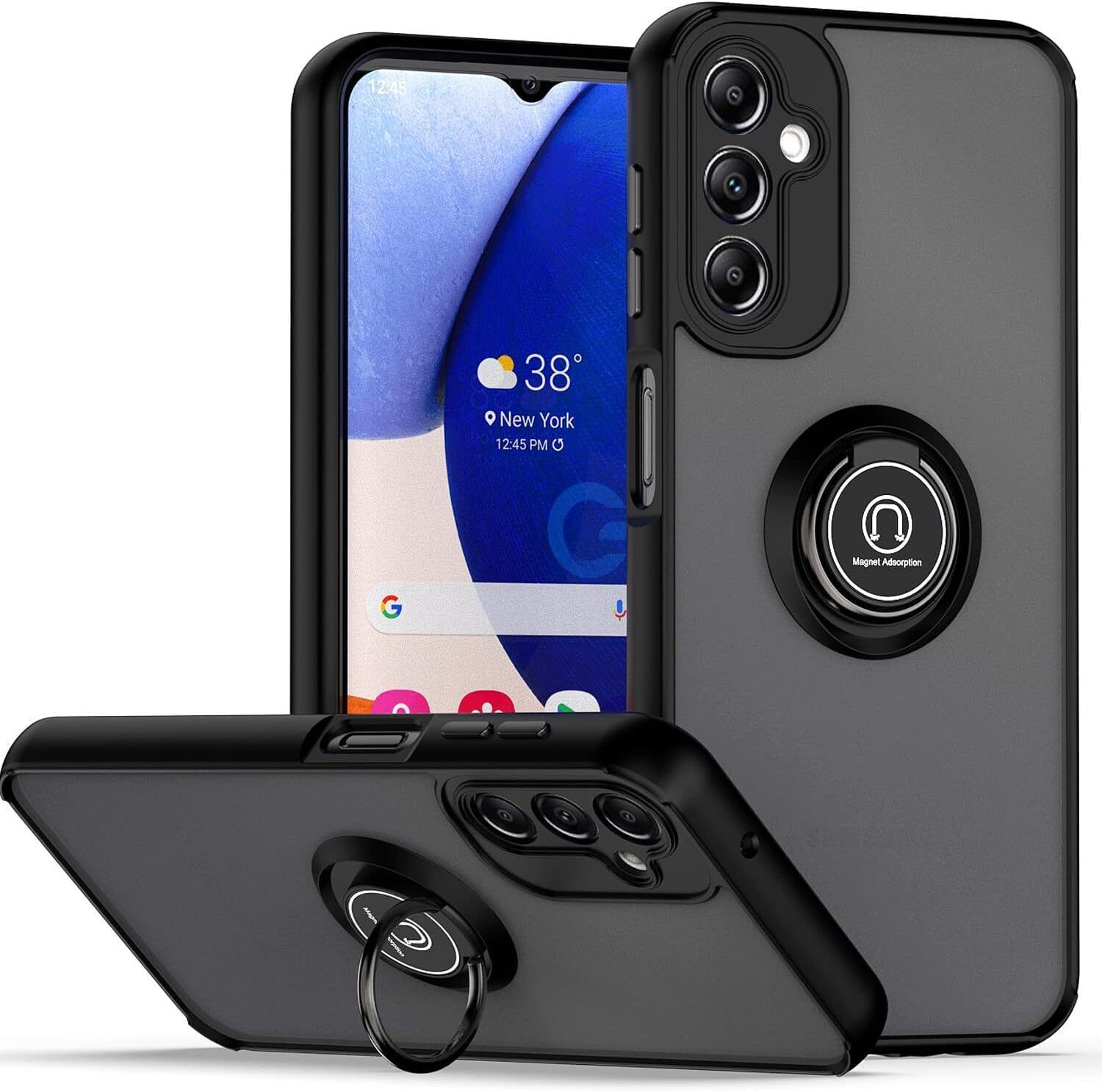 Samsung Galaxy A14 4G/5G Case Kickstand Shockproof Cover Heavy Duty & Screen Protector