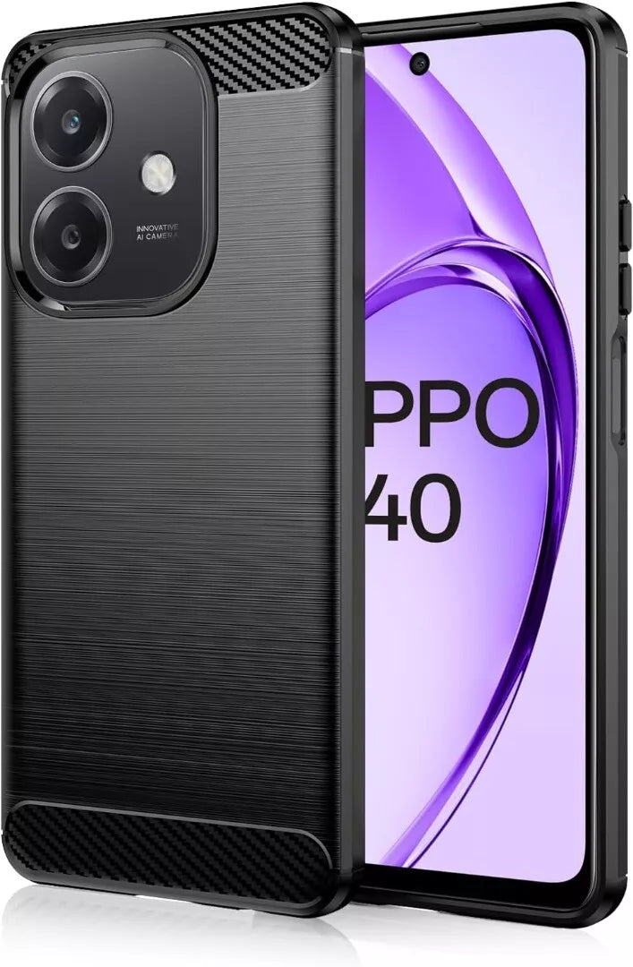 Oppo A60 5G A40 4G Case Carbon Fibre Phone Cover