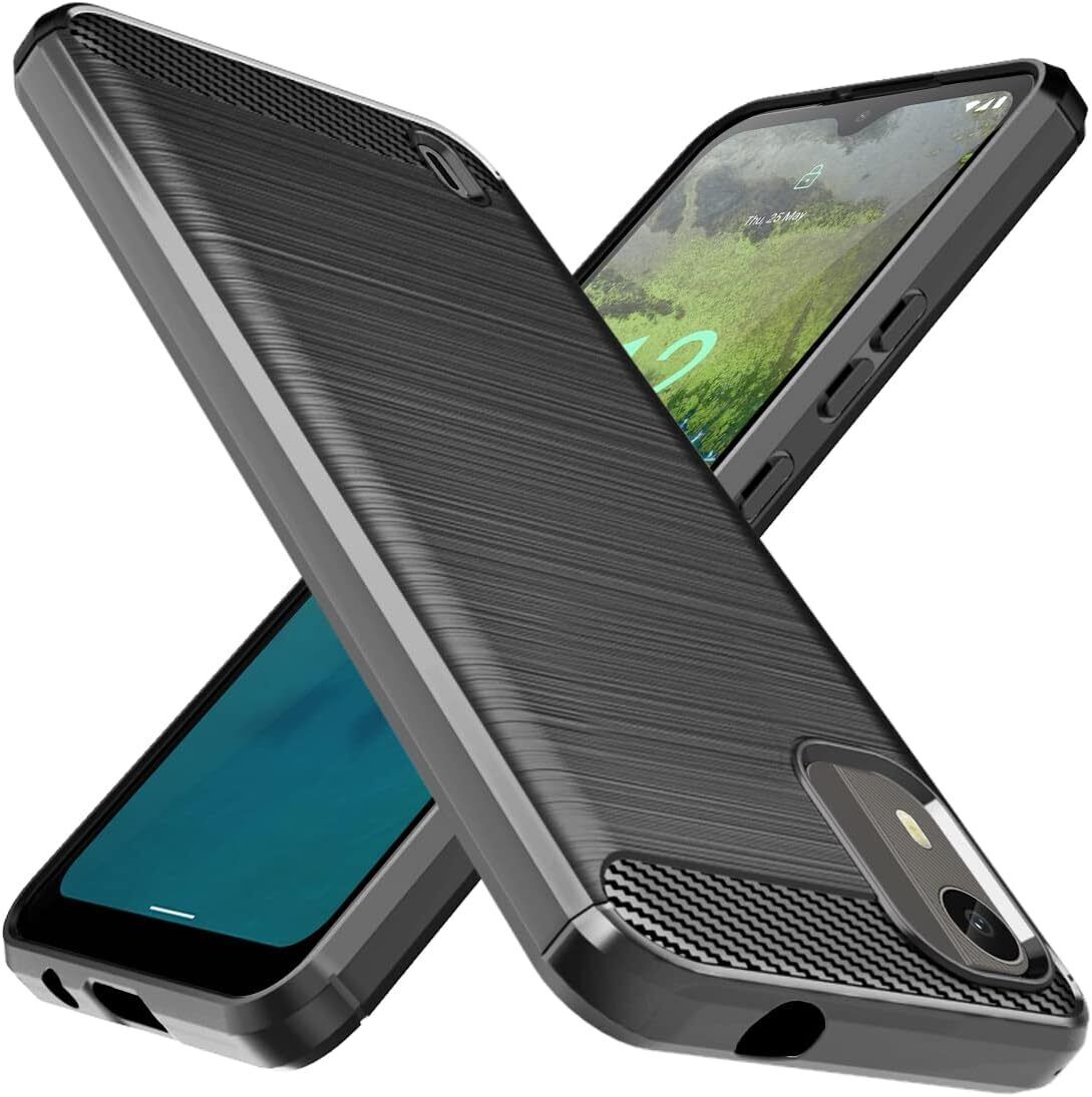 Nokia C12 Case And Glass Screen Protector
