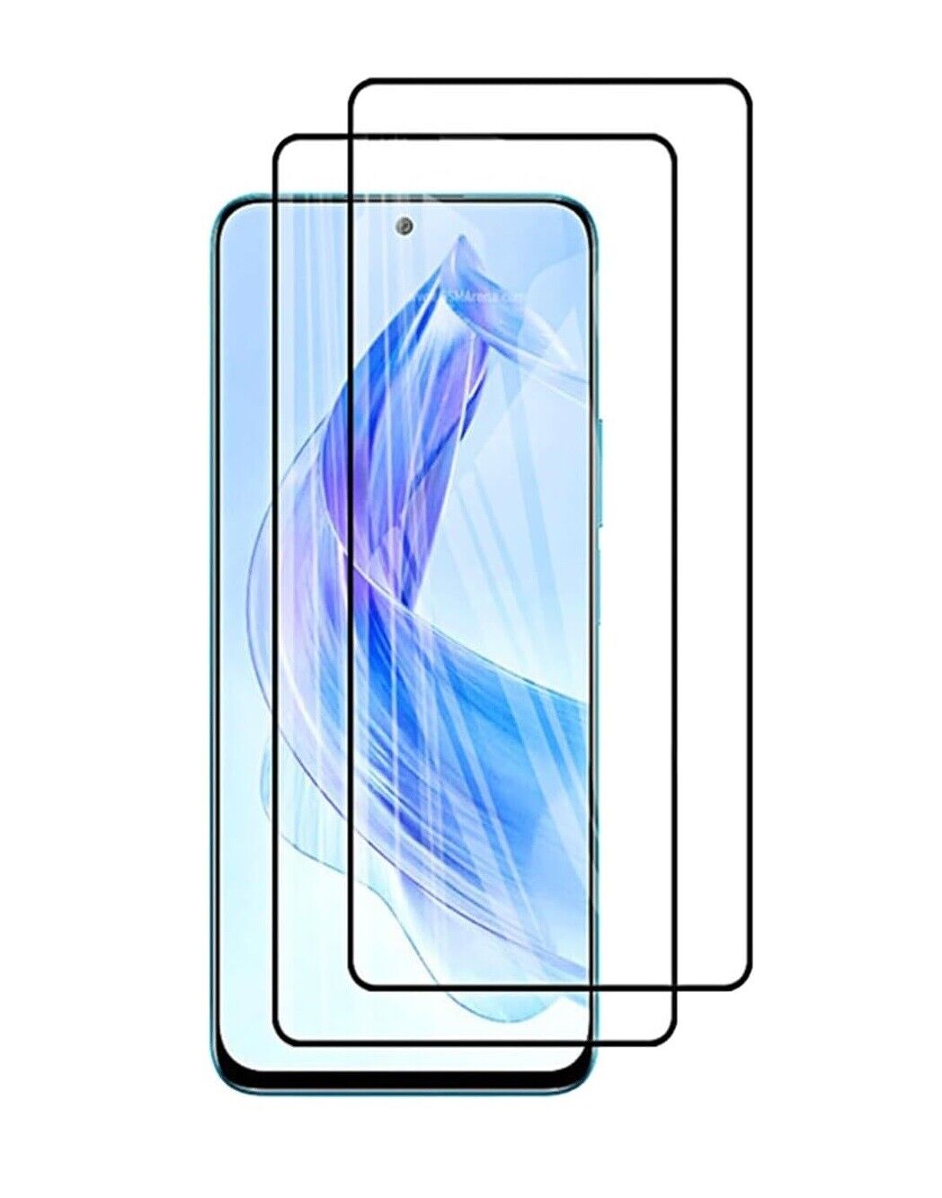 Honor 90 Lite Screen Protector Glass Full Cover [2 Pack]