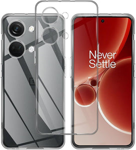 OnePlus Nord 3 Case Clear Phone Cover & Screen Protector