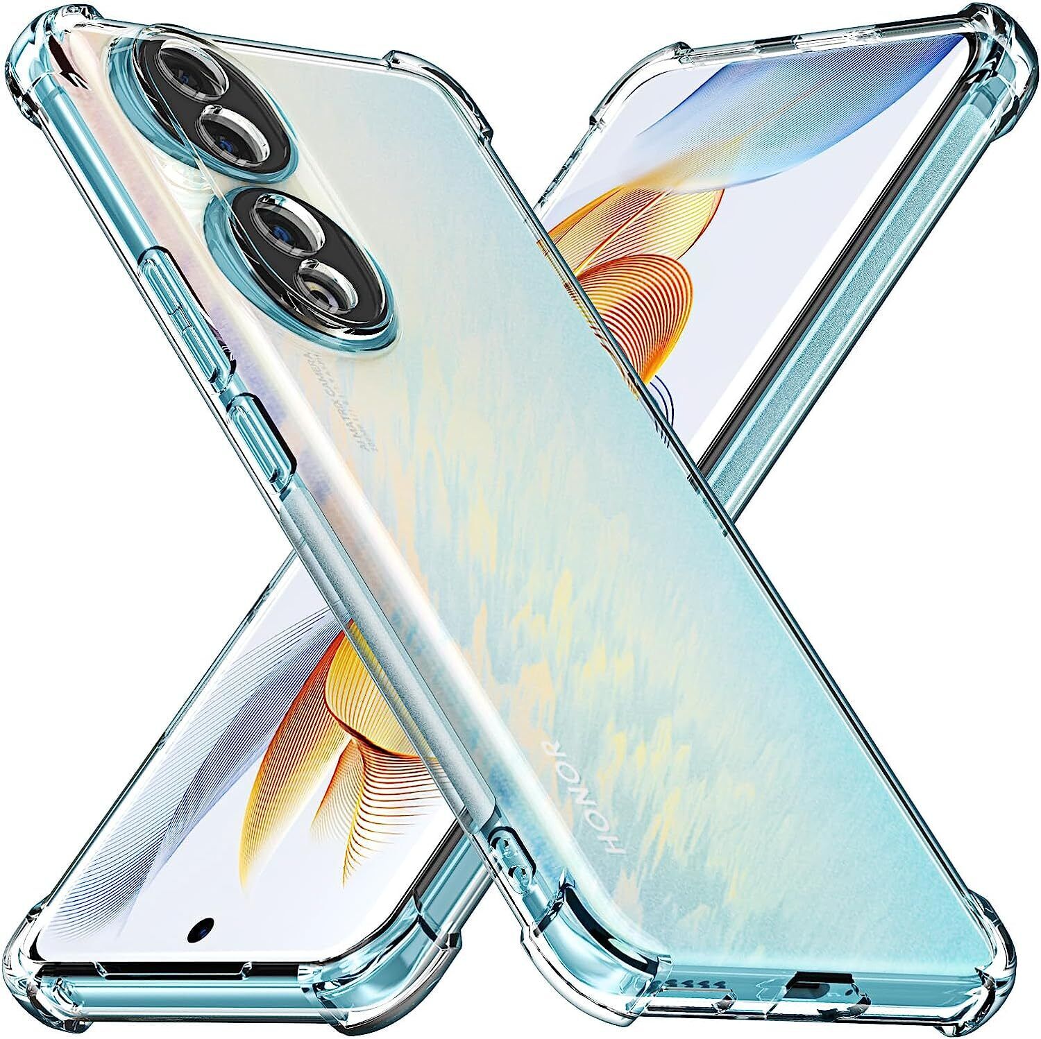Honor 90 5G Case Clear Phone Cover & Screen Protector