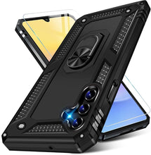 Samsung Galaxy A05s Case Shockproof Ring Stand Phone Cover + Screen Protector