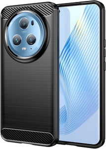 Honor Magic 5 Pro Case Carbon Fibre  And Glass Screen Protector