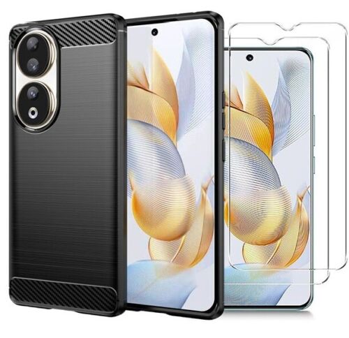 Honor 90 5G Case Carbon Fibre & Screen Protector