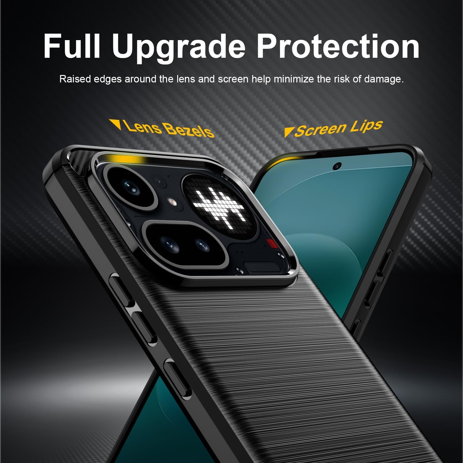 Nothing Phone (4a) Pro Case Carbon Fibre Phone Cover