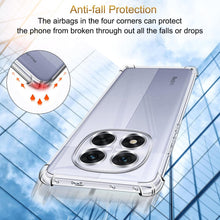 Xiaomi Redmi Note 14 Pro Plus 4G 5G Case Clear Silicone Shockproof Gel Phone Cover