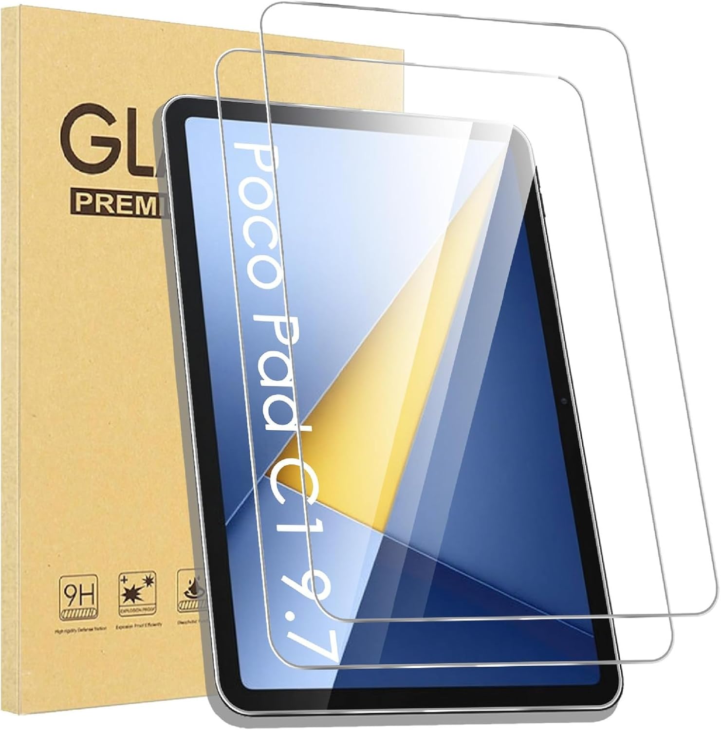 Xiaomi Poco Pad C1 Screen Protector Glass 2 Pack