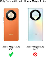 Honor Magic 6 Lite Case Clear Silicone Shockproof Gel Phone Cover