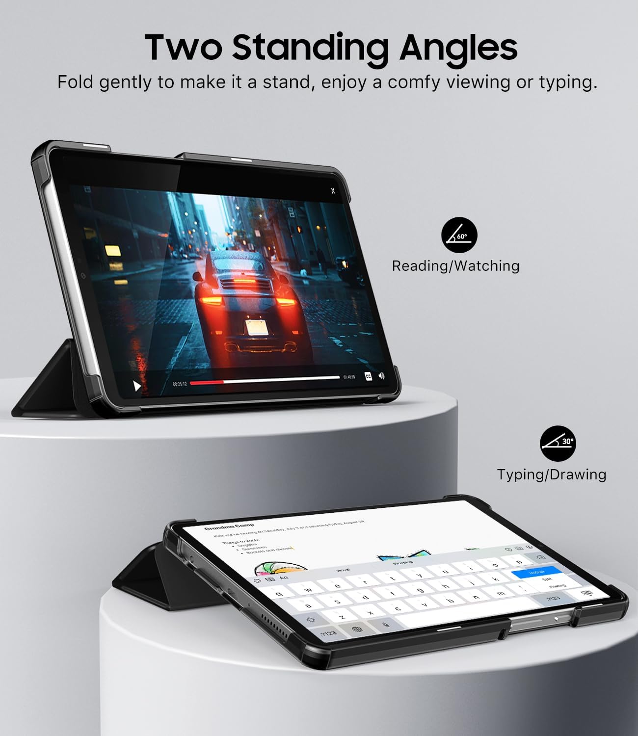 Samsung Galaxy Tab A11 / A11 Plus Case Smart Book Stand Cover