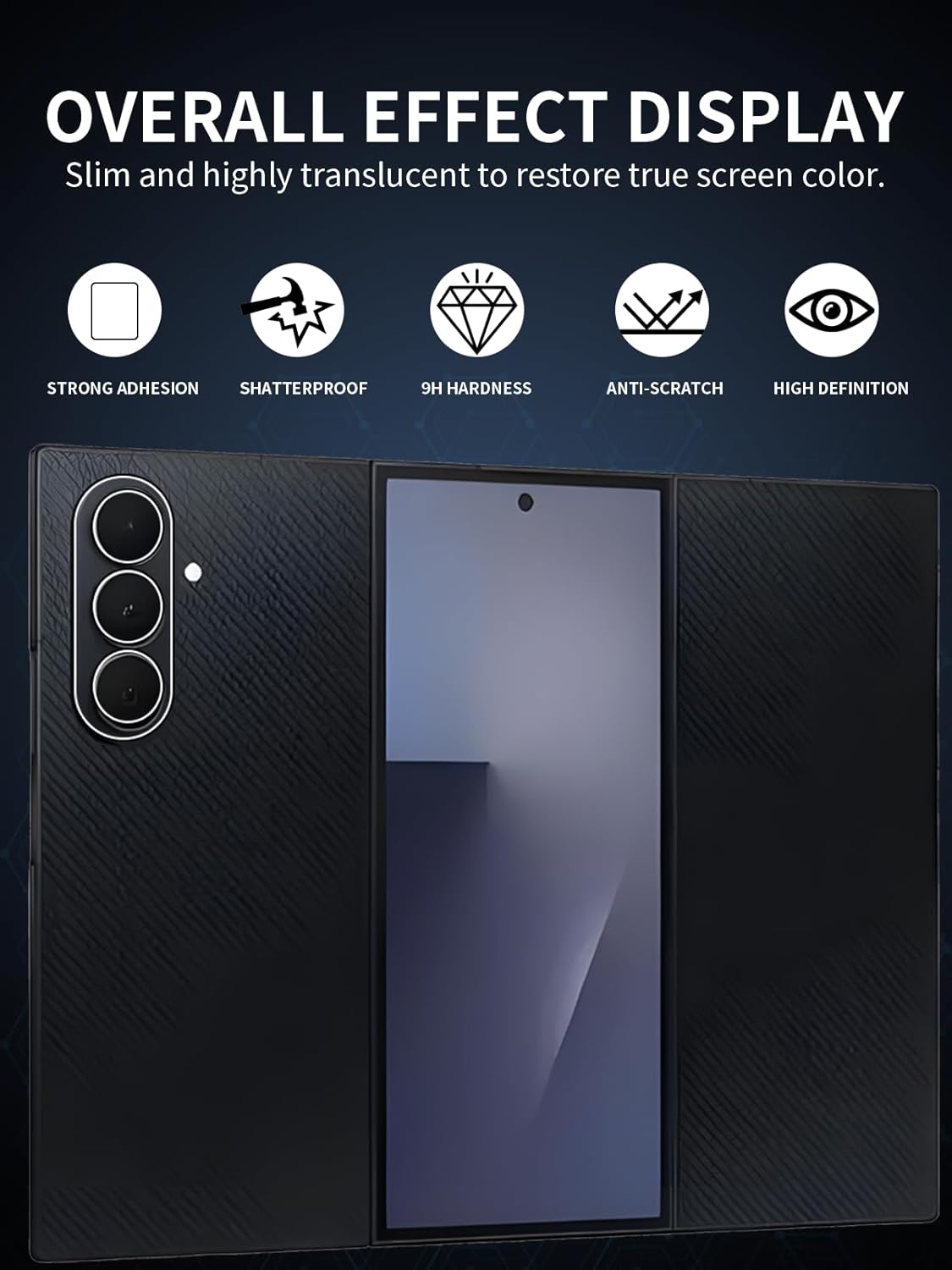 Samsung Galaxy Z TriFold Camera Lens Glass Protector  3 Pack