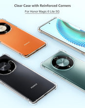 Honor Magic 6 Lite Case Clear Silicone Shockproof Gel Phone Cover