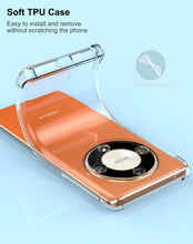 Honor Magic 6 Lite Case Clear Silicone Shockproof Gel Phone Cover