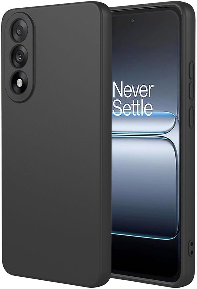 OnePlus Nord 5 Case Matte Soft Black Gel Phone Cover
