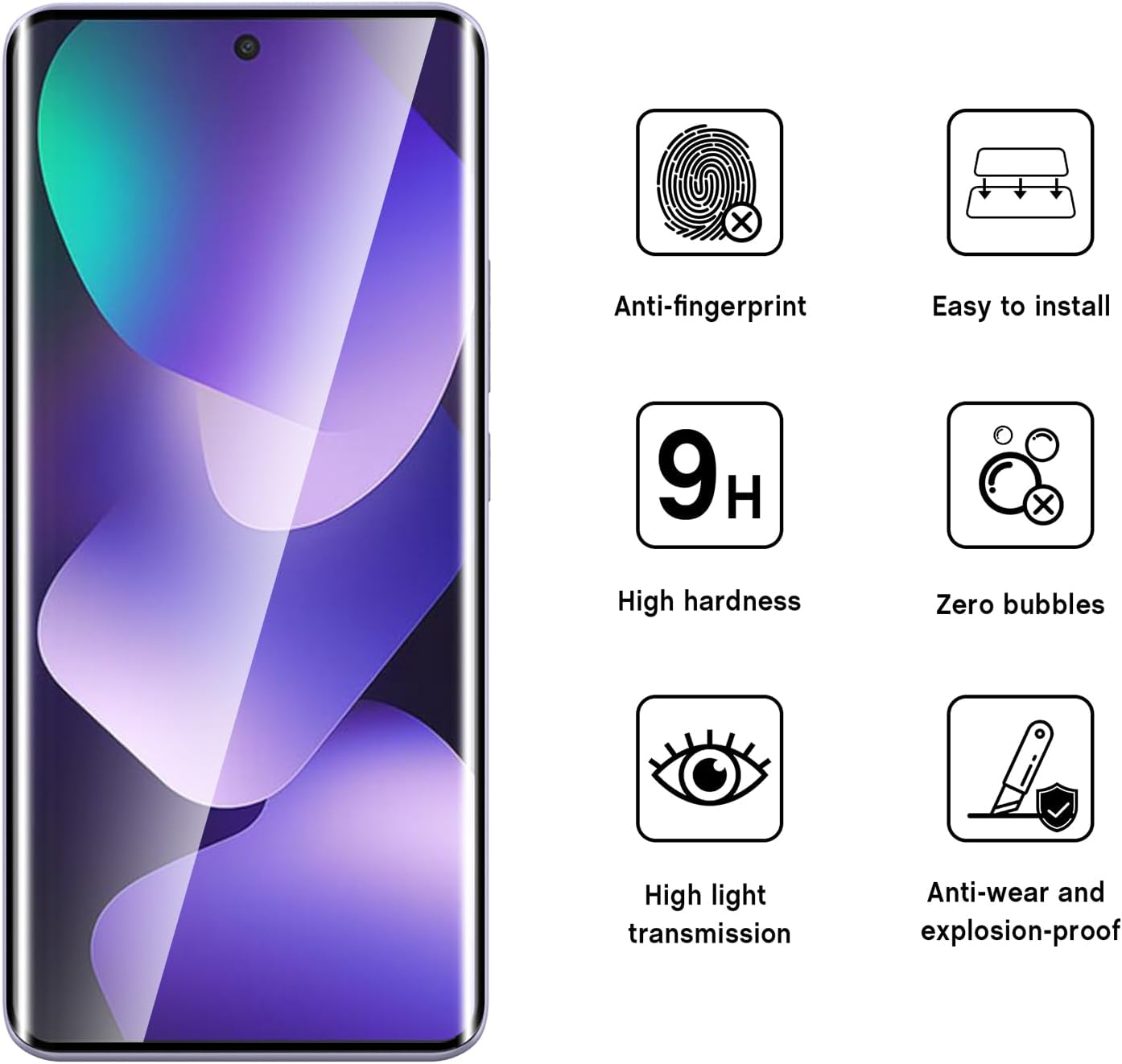 Xiaomi Redmi Note 15/15 Pro 4G/15 4G/15 Pro/Pro+ Plus Tempered Glass Screen Protector Full Cover