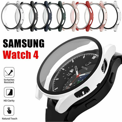 Samsung Galaxy Watch 4 Case Screen Protector Full Protective Cover