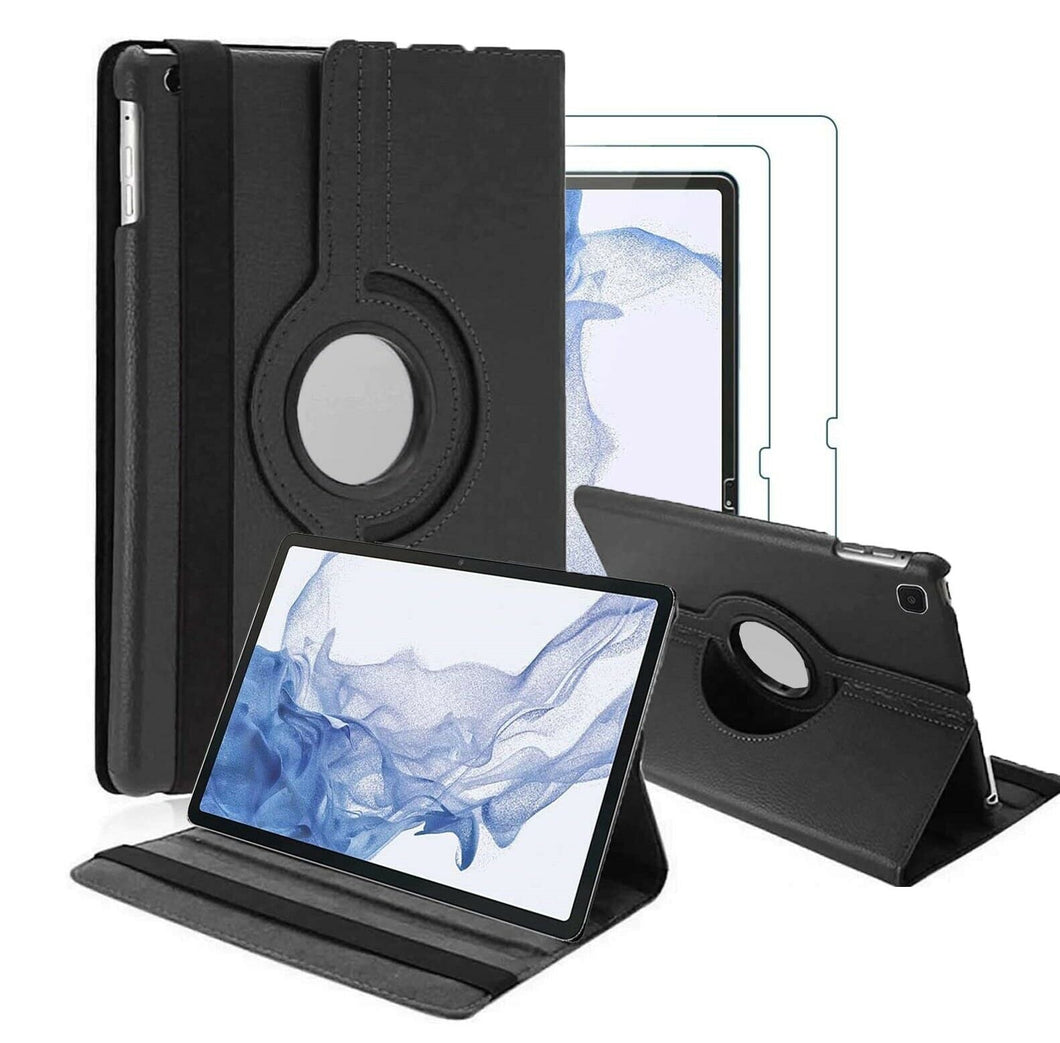 Samsung Galaxy Tab S8+ 360 ° Rotating Case Stand Cover & Glass Protector