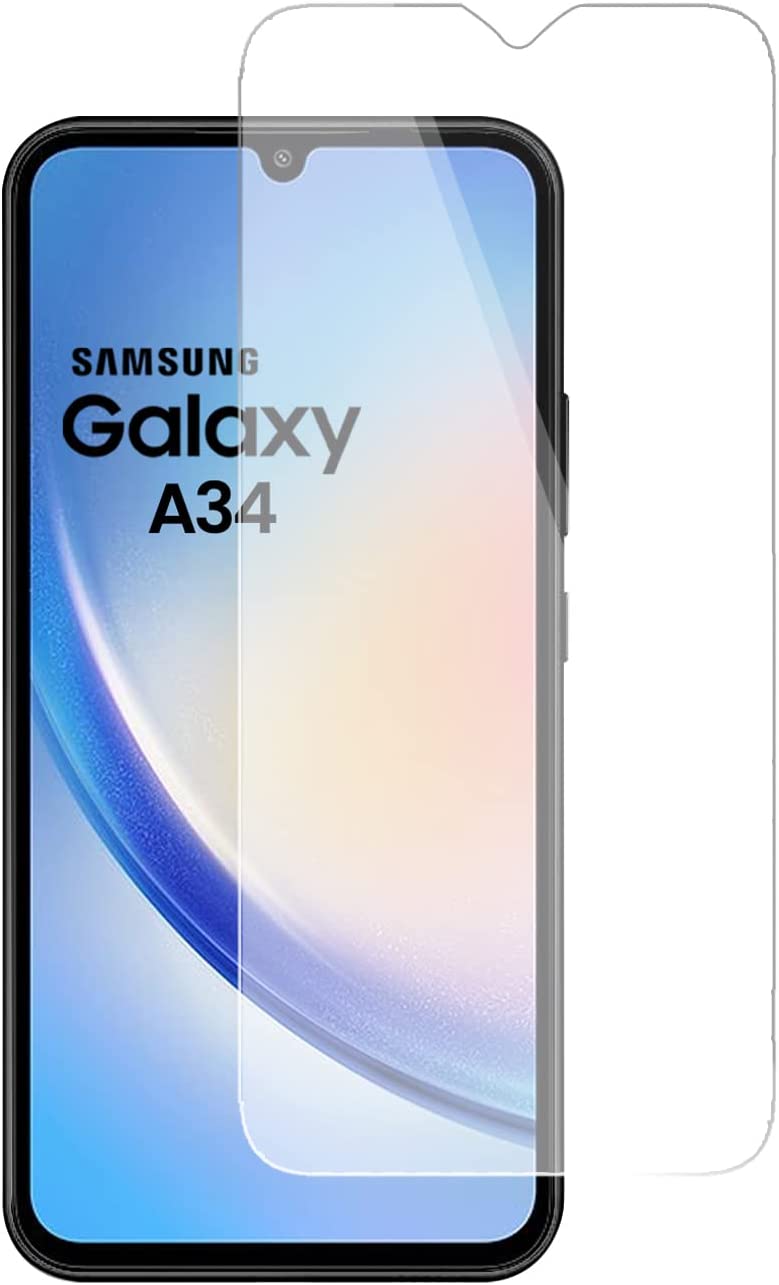 Samsung Galaxy A34 5G Screen Protector Tempered Glass [2 Pack]