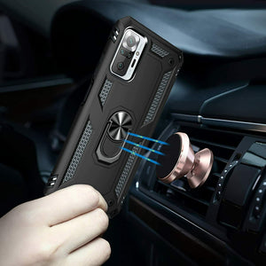 Xiaomi Redmi Note 10 Pro Case Kickstand Shockproof Ring Cover