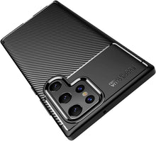 Phone Case Samsung Galaxy S23 Ultra Carbon Gel Cover Ultra Slim Shockproof