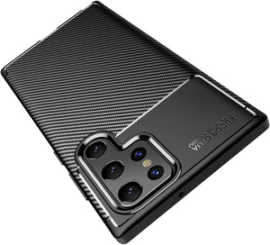Phone Case Samsung Galaxy S23 Ultra Carbon Gel Cover Ultra Slim Shockproof