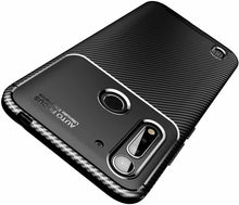 Motorola Moto G8 Power Lite Case Carbon Gel Cover Ultra Slim Shockproof