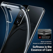 Samsung Galaxy S22 5G Case Clear Silicone Ultra Slim Gel Cover