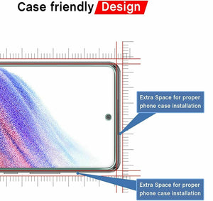 Samsung Galaxy A53 5G Case Clear Gel Cover & Glass Camera Screen Protector