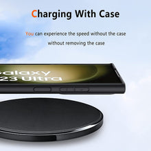 Phone Case Samsung Galaxy S23 Ultra Soft Silicone Gel Cover - Matte Black