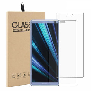 Sony Xperia 10 Clear Slim Gel Case & Glass Screen Protector