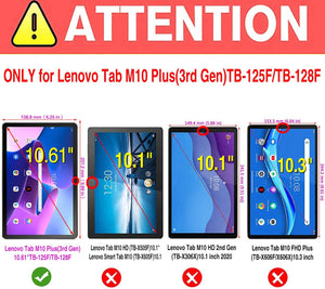 (2 Pack) Lenovo Tab M10 Plus 3rd Gen Tempered Glass Screen Protector 10.6