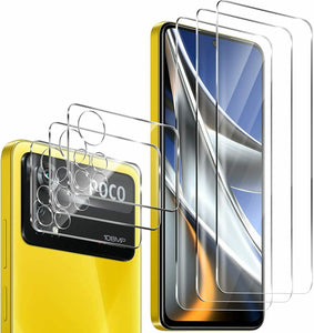 Xiaomi Poco X4 Pro 5G Tempered Glass Screen Protector & Camera lens Glass