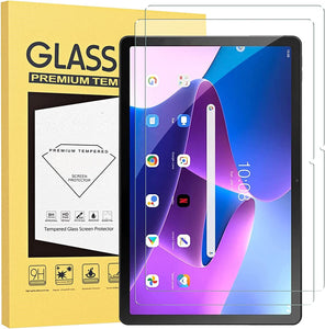 Lenovo Tab M10 Plus 3rd Gen 360 ° Rotating Case Stand Cover Glass Protector