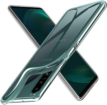 Sony Xperia 5 III Case Clear Gel Cover & Glass Screen Protector